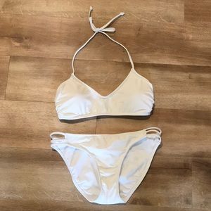 White Strappy Bikini